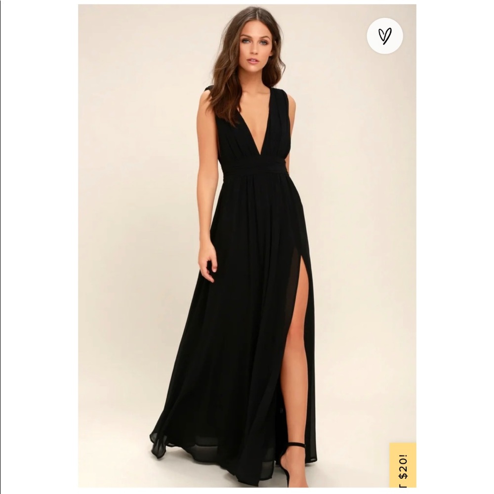 Heavenly Hues Black Maxi Dress - NEVER WORN W/ TAGS - Sold out online